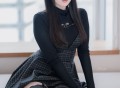 微博妹纸 霜月shimo - 日本饭店黑私服/(30P)
