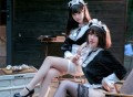 可爱人气Coser 面饼仙儿&半半子 - Maid姉妹/(74P)