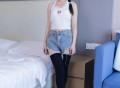 BoBoSocks袜啵啵 No.390 甜甜圈 -板鞋、厚黑丝大腿袜、厚白丝大腿袜/(148P)