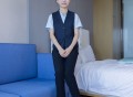 BoBoSocks袜啵啵 No.413 芝士 -高跟鞋、白色吊带船袜、银行制服/(145P)