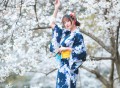 Luisa_零纱 - 樱园浴衣/(9P)