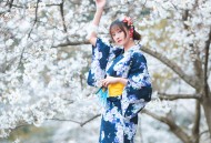 Luisa_零纱 - 樱园浴衣/(9P)
